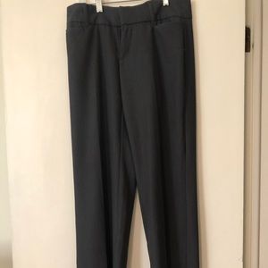 Daisy Fuentes dark gray dress pants size 4